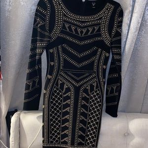 Black long sleeve dress